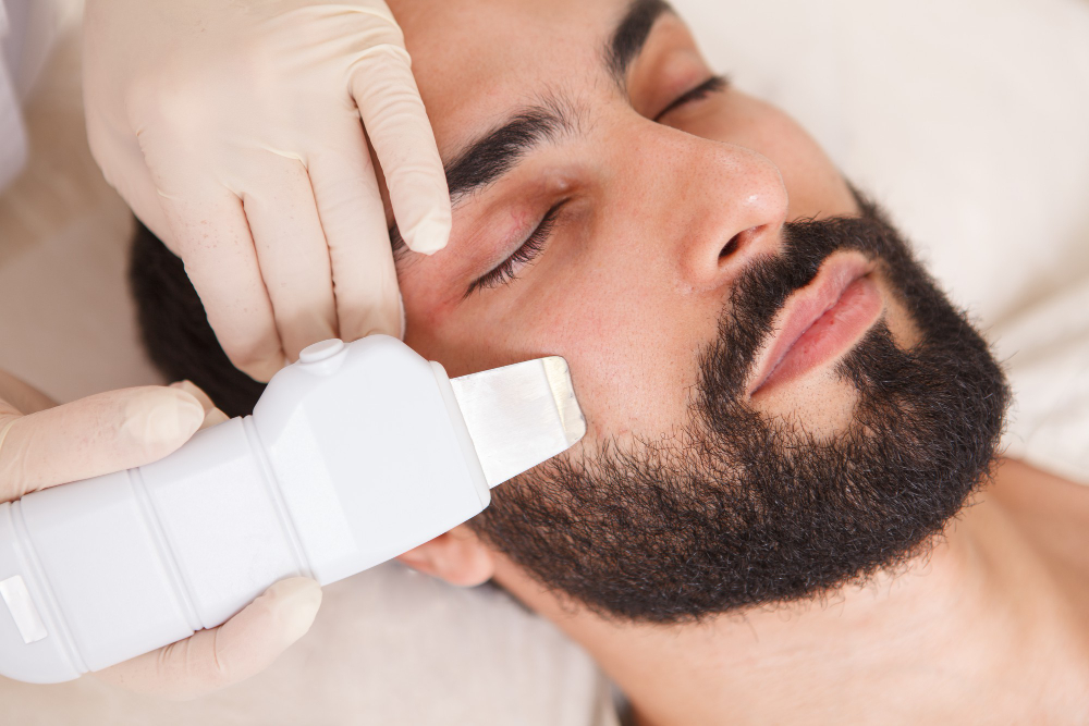 Läs mer om artikeln Ultrasonic ansiktsskrubb för män